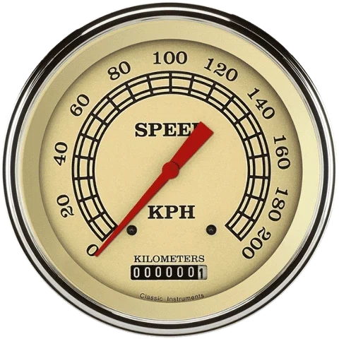 Vintage 4 5_8_ Speedometer VT58SLF